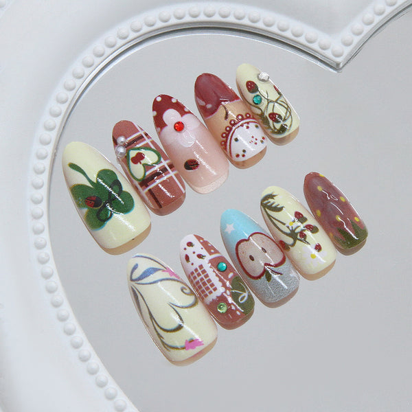 30 Pcs Press On Nails Z1229