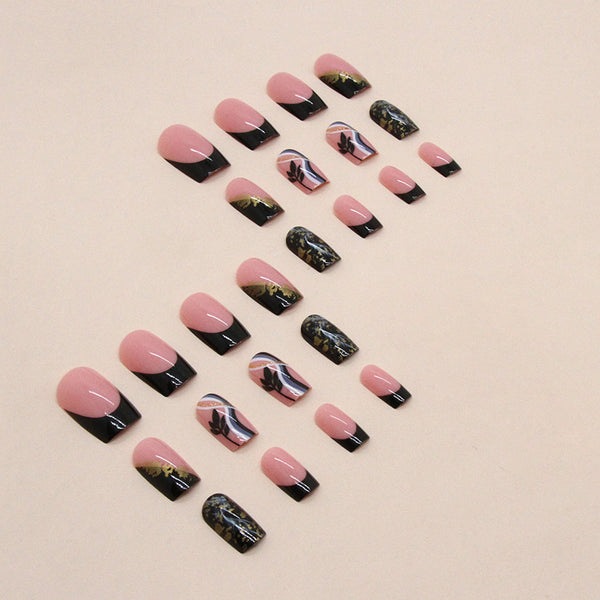 12 Sizes-24 Pcs Press On Nails W1060