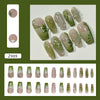 12 Sizes-24 Pcs Press On Nails Z989