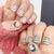 12 Sizes-24 Pcs Press On Nails JP998
