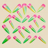 12 Sizes-24 Pcs Press On Nails Y1450