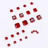 12 Sizes-24 Pcs Press On Nails JP1057