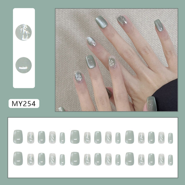 15 Sizes-30 PcsPress On Nails My254