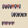 12 Sizes-24 Pcs Press On Nails Y1125