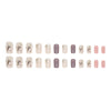12 Sizes-24 Pcs Press On Nails W1074