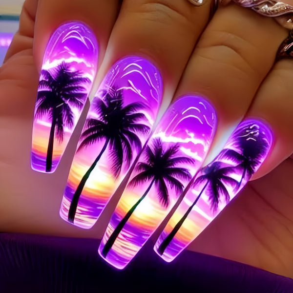 12 Sizes-24 Pcs Press On Nails Y556