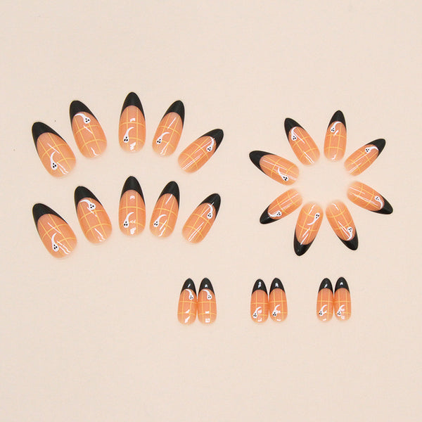 12 Sizes-24 Pcs Press On Nails W932