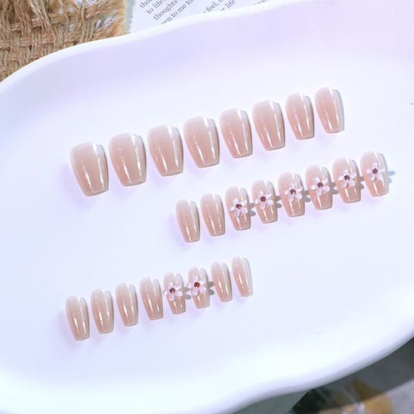 12 Sizes-24 Pcs Press On Nails JL0670