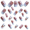 12 Sizes-24 Pcs Press On Nails Y1217