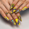 12 Sizes-24 Pcs Press On Nails JP3018