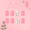 12 Sizes-24 Pcs Press On Nails C1258