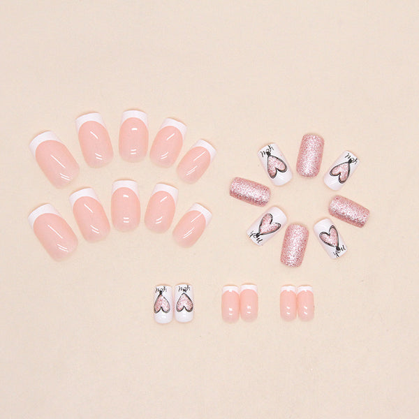 12 Sizes-24 Pcs Press On Nails W808