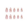 12 Sizes-24 Pcs Press On Nails JP1799