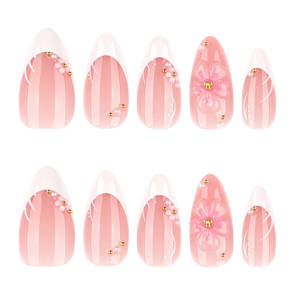 12 Sizes-24 Pcs Press On Nails JP4327