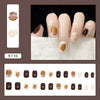12 Sizes-24 Pcs Press On Nails R736