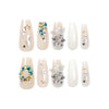 12 Sizes-24 Pcs Press On Nails JP2780