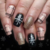 12 Sizes-24 Pcs Press On Nails C1294