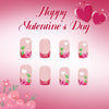 12 Sizes-24 Pcs Press On Nails C1479