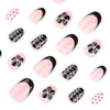 12 Sizes-24 Pcs Press On Nails JP4120