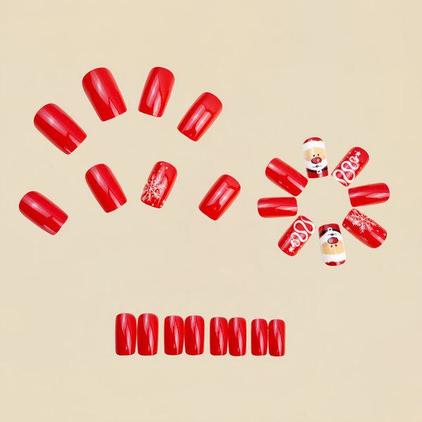 12 Sizes-24 Pcs Press On Nails Y1276