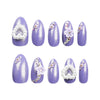 12 Sizes-24 Pcs Press On Nails JP2959