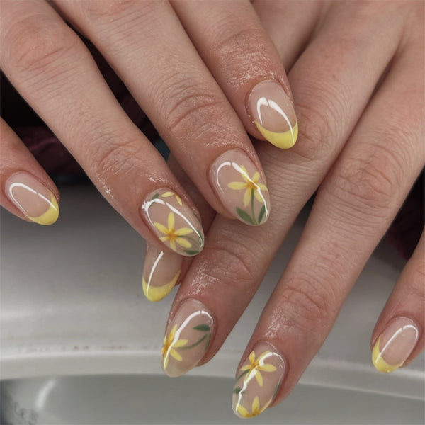 12 Sizes-24 Pcs Press On Nails JP3938