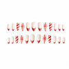12 Sizes-24 Pcs Press On Nails WM-498