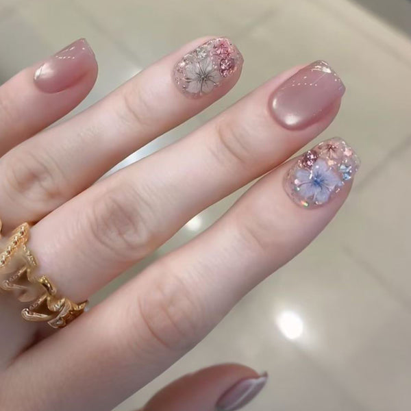 12 Sizes-24 Pcs Press On Nails My228