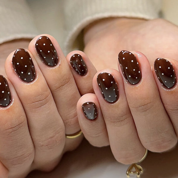 12 Sizes-24 Pcs Press On Nails JP4063