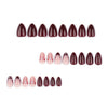 12 Sizes-24 Pcs Press On Nails JP4285