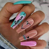 12 Sizes-24 Pcs Press On Nails JP2015