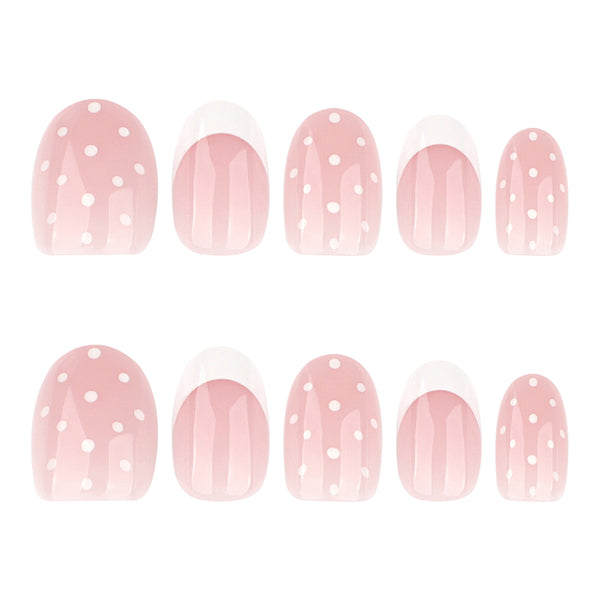 12 Sizes-24 Pcs Press On Nails JP4374
