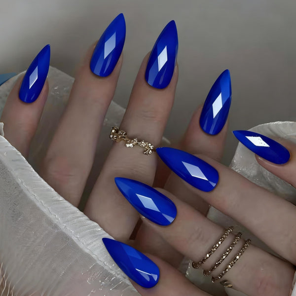 12 Sizes-24 Pcs Press On Nails Y1845