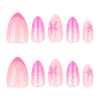 12 Sizes-24 Pcs Press On Nails JP3946