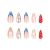 12 Sizes-24 Pcs Press On Nails JP3303