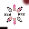 12 Sizes-24 Pcs Press On Nails C1301