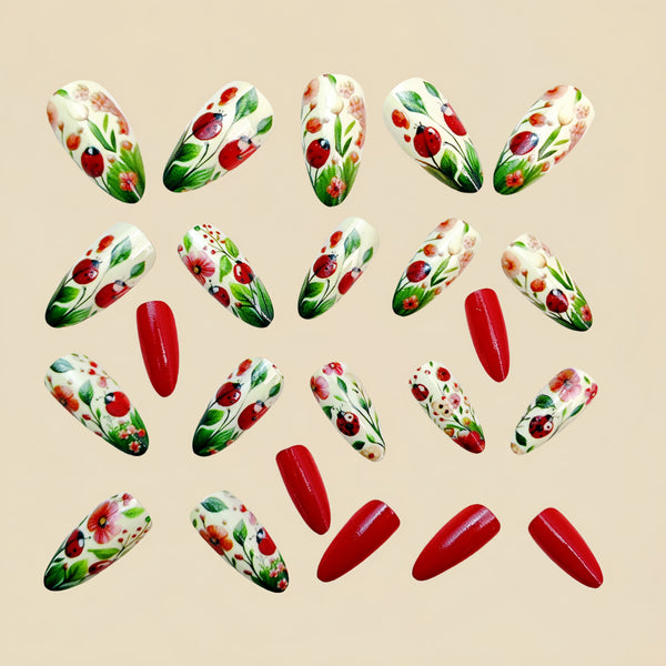 12 Sizes-24 Pcs Press On Nails Y959