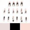 12 Sizes-24 Pcs Press On Nails JP1616