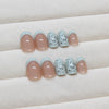 12 Sizes-24 Pcs Press On Nails R867