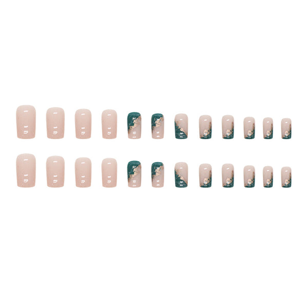 12 Sizes-24 Pcs Press On Nails W825