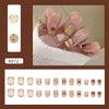 12 Sizes-24 Pcs Press On Nails R972