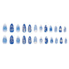 12 Sizes-24 Pcs Press On Nails Z1102