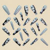 12 Sizes-24 Pcs Press On Nails Y751