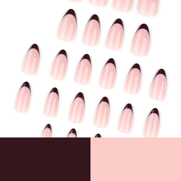 12 Sizes-24 Pcs Press On Nails JP4162