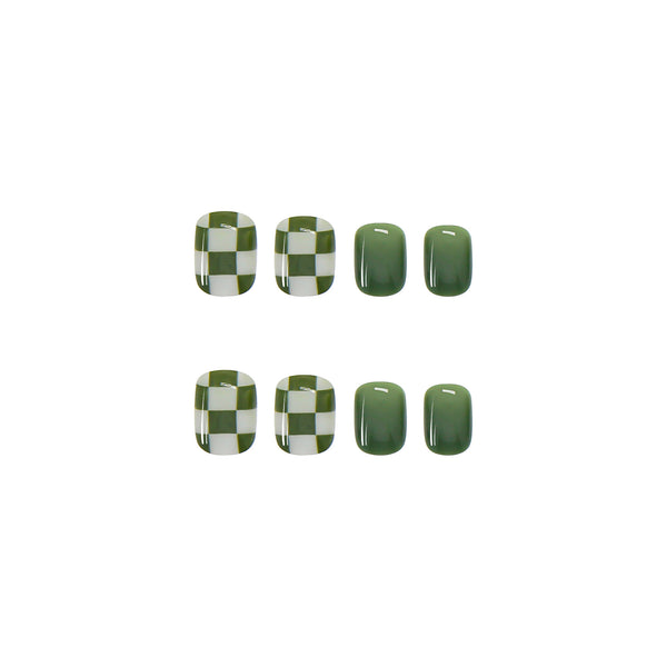 12 Sizes-24 Pcs Press On Nails R271