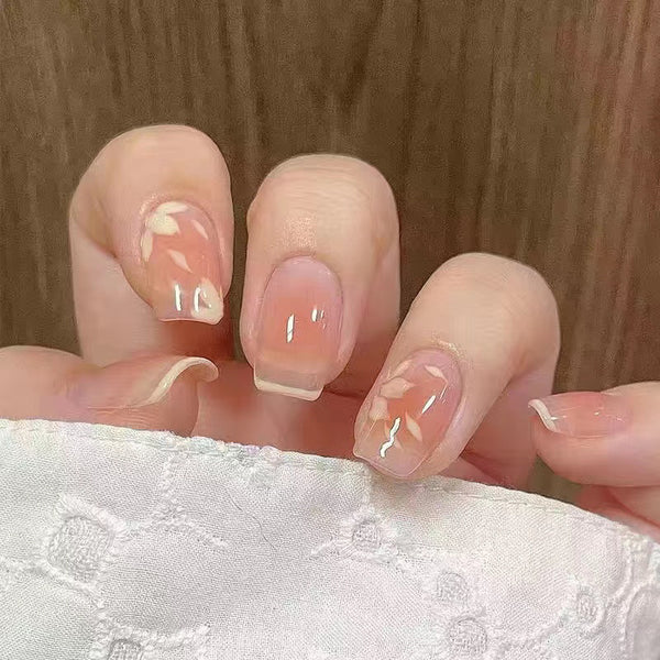 12 Sizes-24 Pcs Press On Nails R843