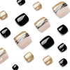 12 Sizes-24 Pcs Press On Nails JP1624