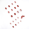 12 Sizes-24 Pcs Press On Nails JP1216