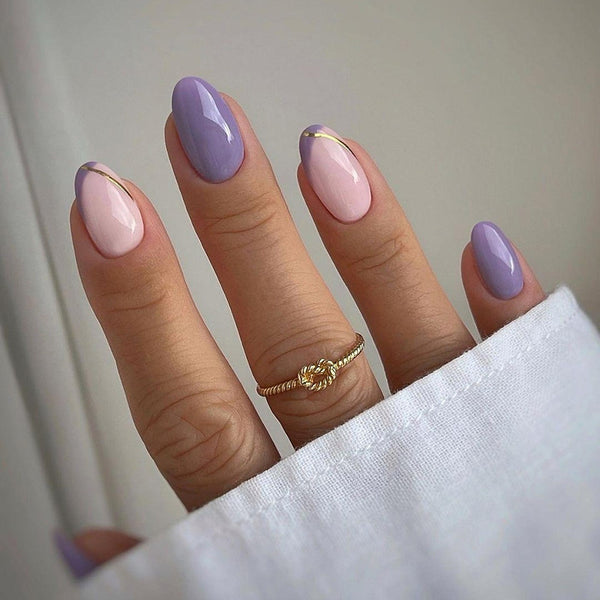12 Sizes-24 Pcs Press On Nails W1939