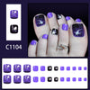 12 Sizes-24 Pcs Press On Nails C1104